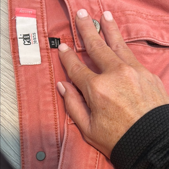 CAbi Style 5310 Brick Dust Skinny Jeans Size 12 - Picture 3 of 5